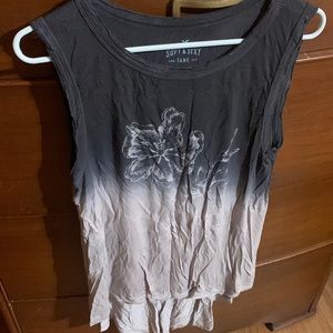 AE ombré navy to lavender tank